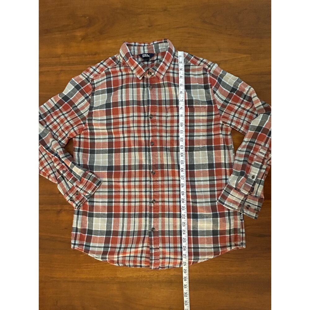 Plaid Flannel Eddie Bauer Long-Sleeve Button-Down Shirt Y2K Grunge - (Mens L)‎ - Picture 6 of 11